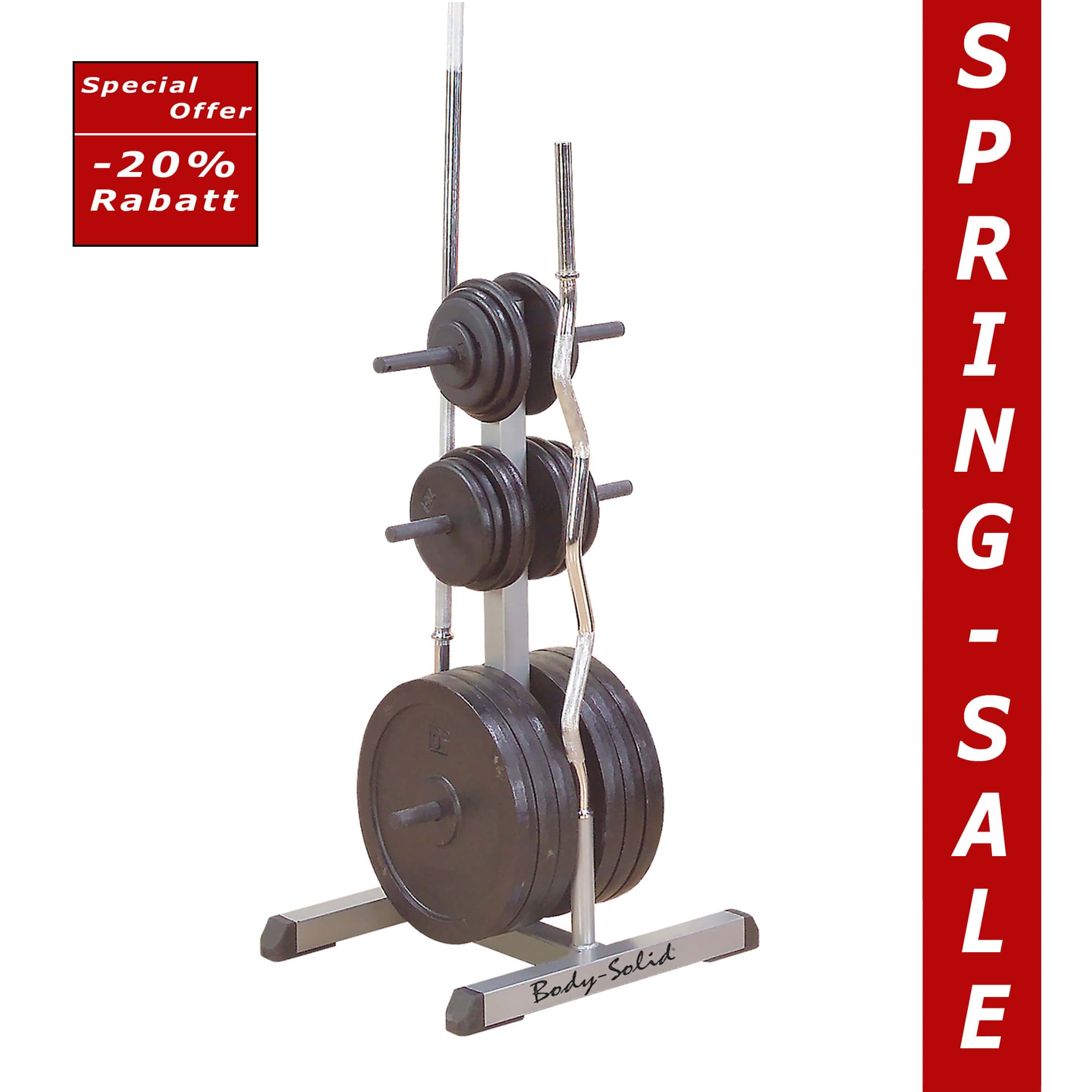 Bild von GSWT Hantelscheibenständer & Stangenhalter