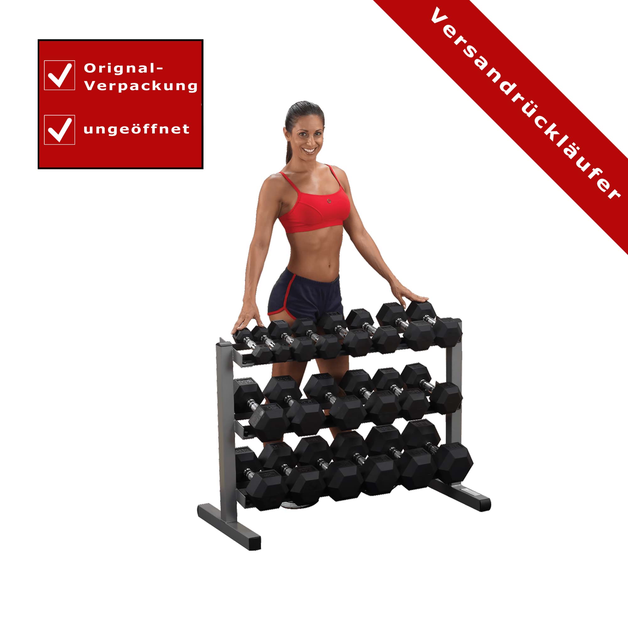 Bild von -Versandrückläufer- GDR-363 All in One Hantelablage, 3-lagig