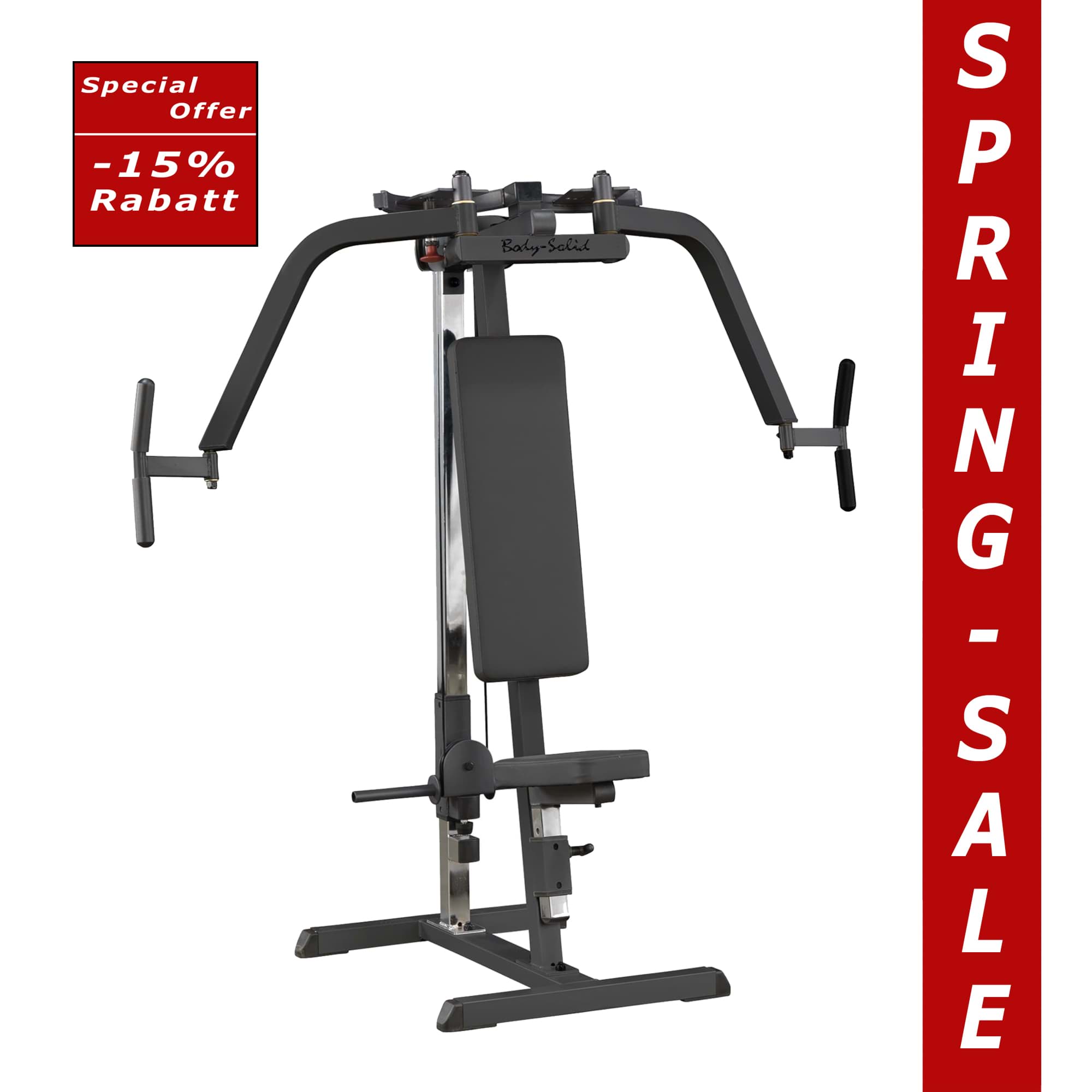 Bild von GPM-65B Butterfly, Brustmuskeltrainer, Pec Machine -Black-Edition-